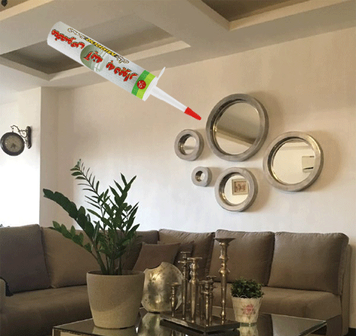 HL Silicone adhesive special for mirror to wall 