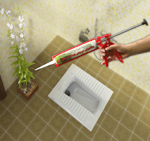 Silicone adhesive special for hotel's bathroom 