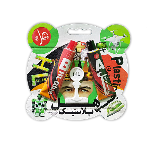چسب دوقلو پلاستیک اکونومی 33گرمی هل 