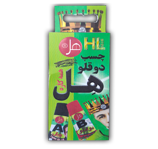چسب دوقلو فولاد باکسی آویز 14گرمی